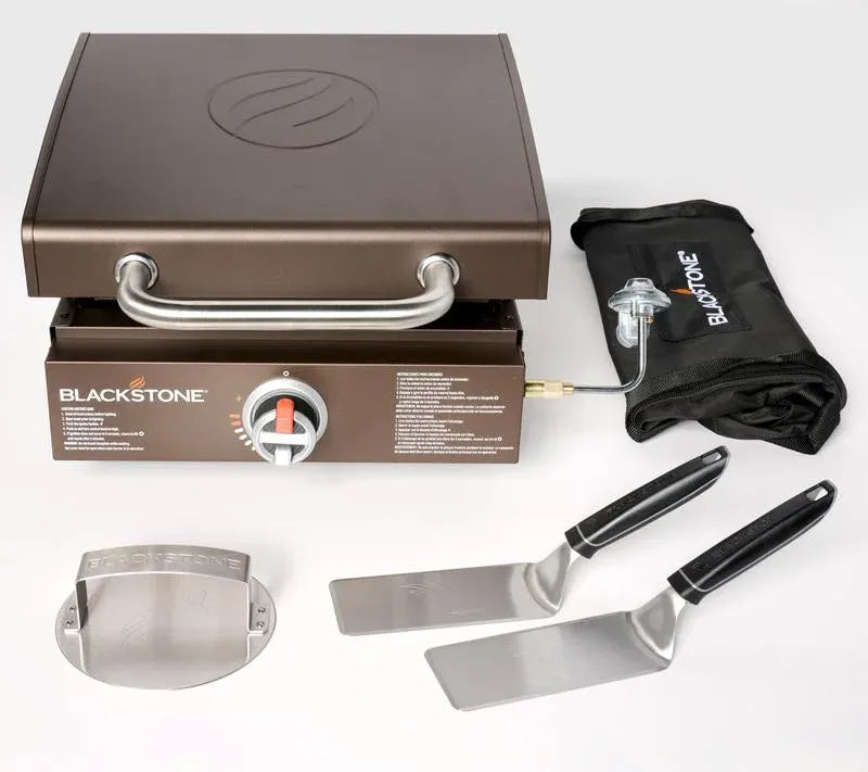 17" Professional Flat Top Grill - 60,000 BTU Commercial-Grade Power • Cast Iron Cooking Surface