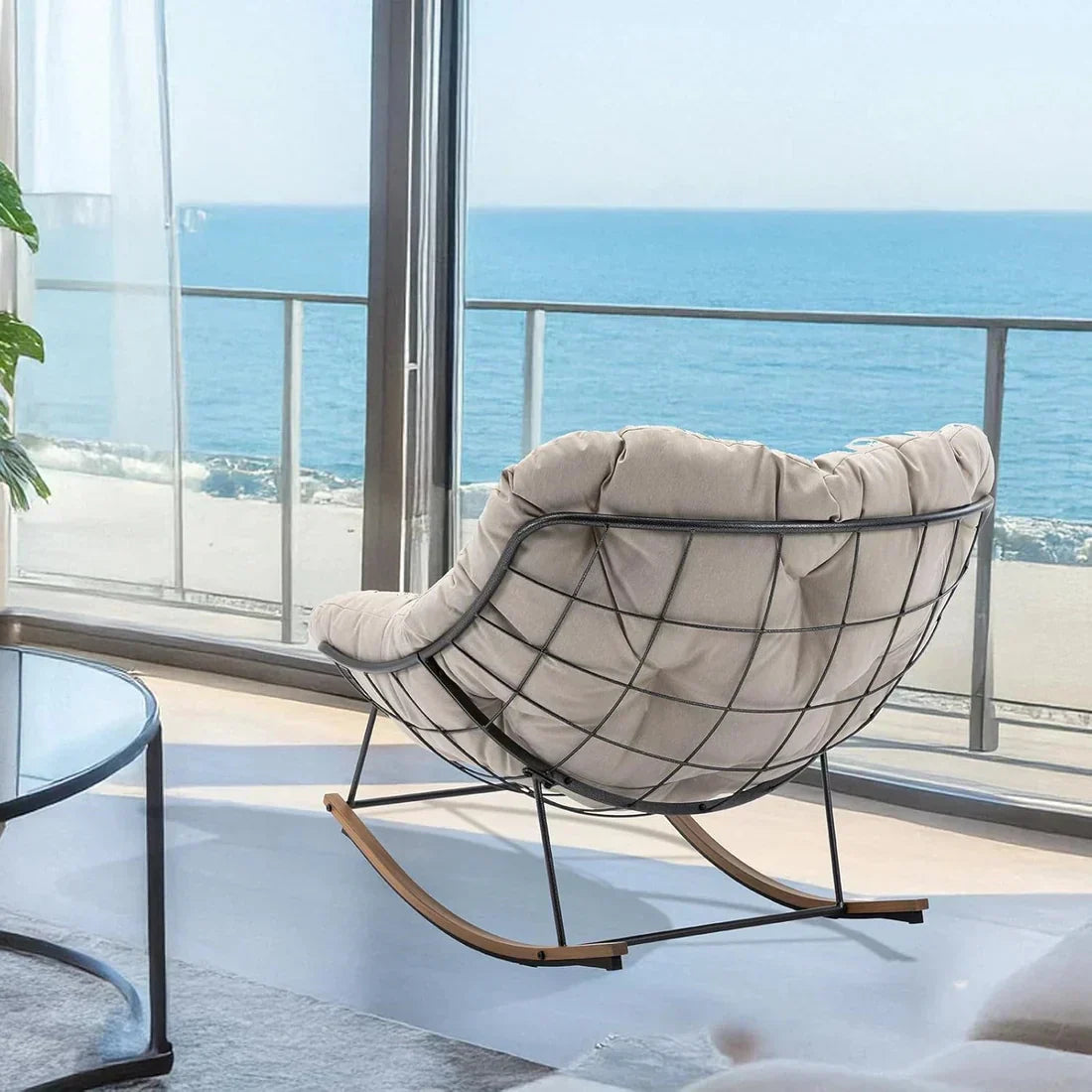 Ergonomic Rocking Recliner Chair – Cloud-Like Cushioning & Zero-Gravity Lounging