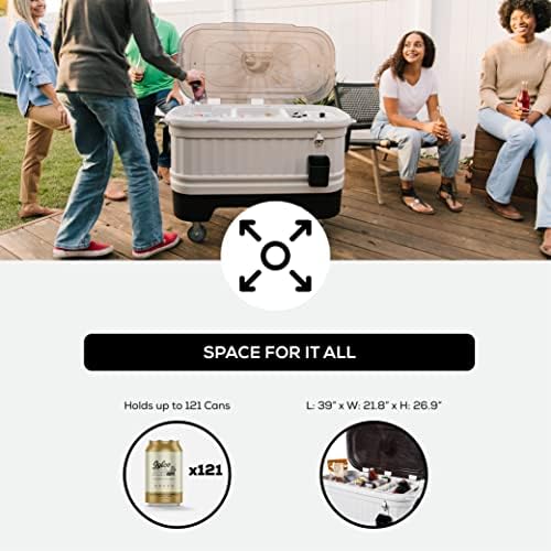 Igloo 10x10ft Party Cooler Tent | 48HR Ice Retention • Portable