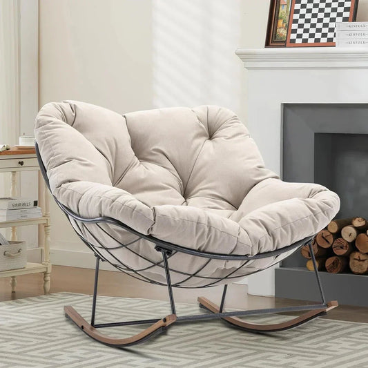 Ergonomic Rocking Recliner Chair – Cloud-Like Cushioning & Zero-Gravity Lounging